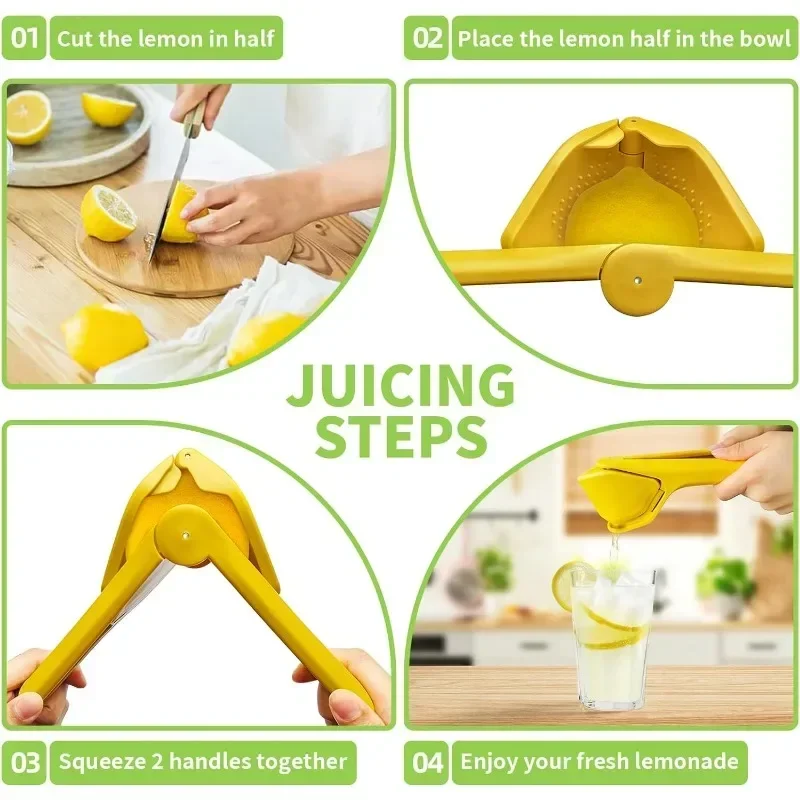 Citrus Juicer Bar - 新しいキッチン用品 レモン絞り器 手動レモンフルーツ絞り器 簡単に絞れる手動ジューサー キッチン絞り器
