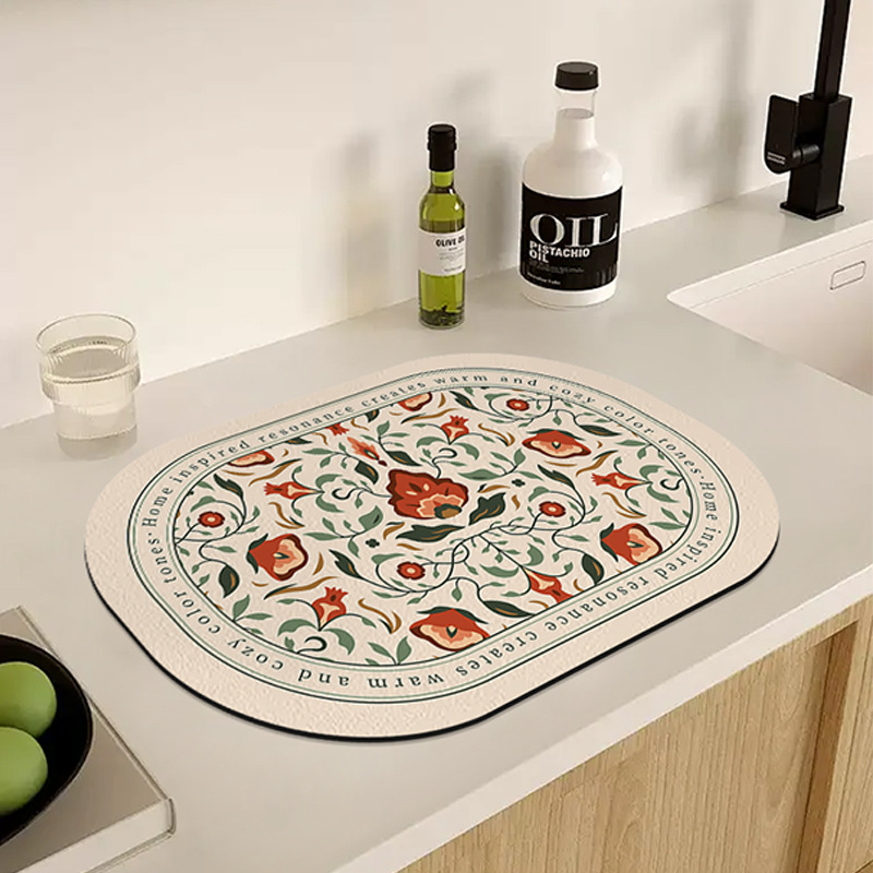 コーヒーバーマット コーヒーメーカーマット 食器乾燥マット  - Bar Mat Rubber のレビューと価格